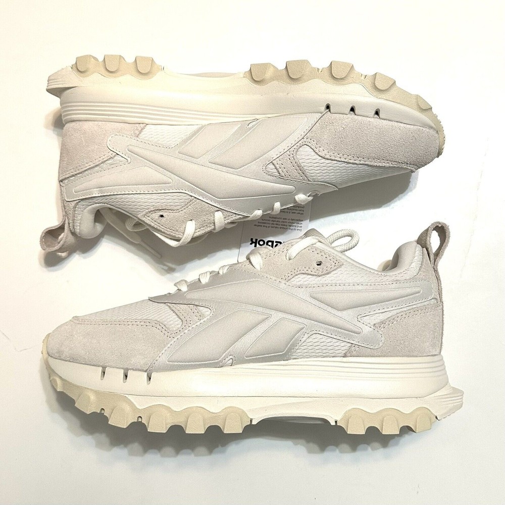 REEBOK CARDI B WOMEN'S 9 CLASSIC LEATHER  ATHLETIC SNEAKER CHALK WHITE GW8874 - Picture 3 of 9